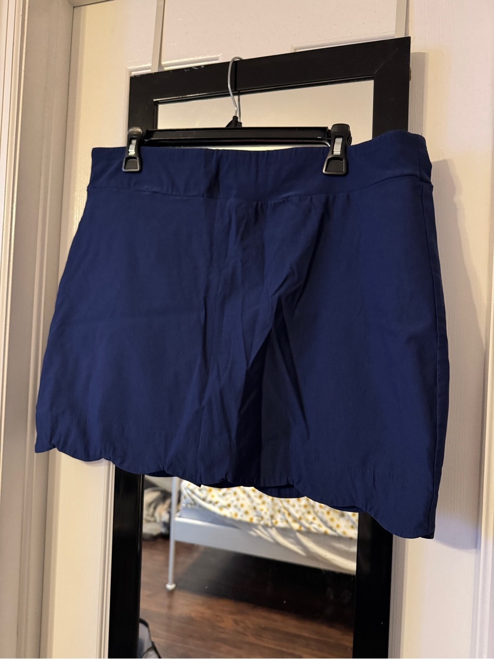 jason maxwell Navy Scallop Hem Women’s Skort